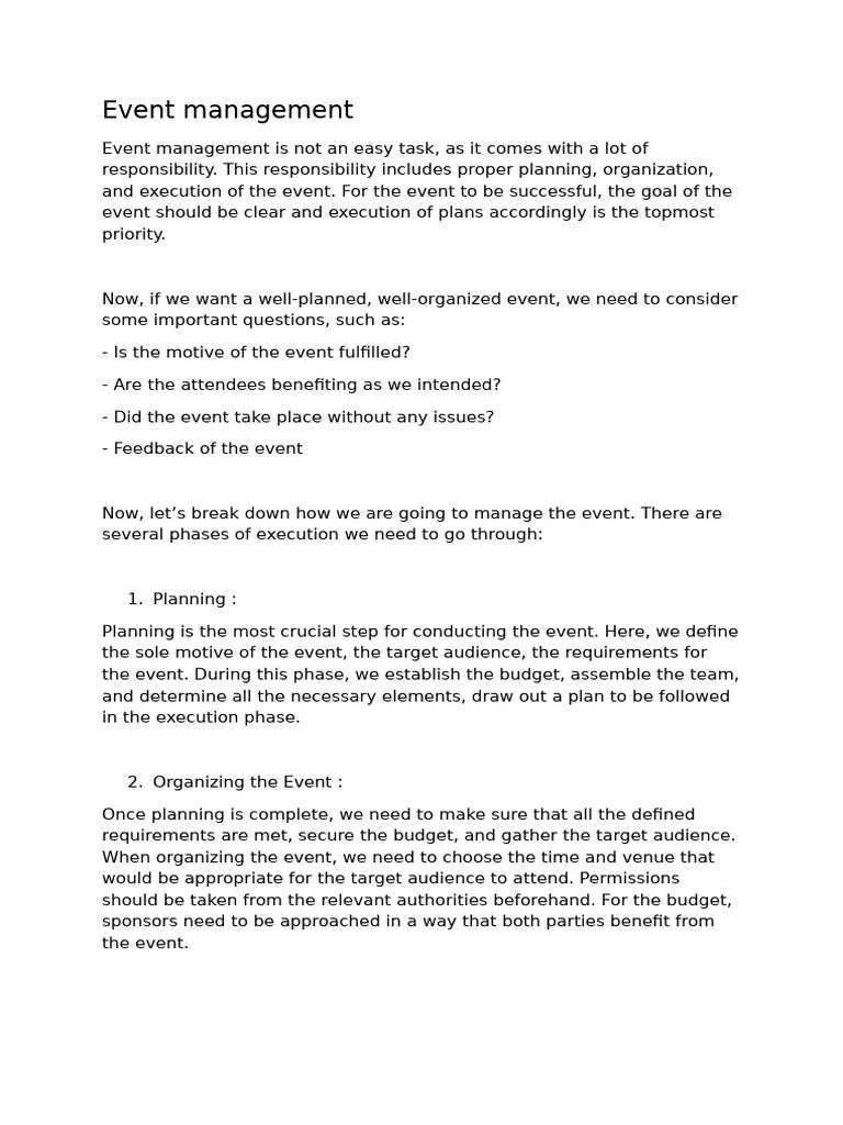 EventManager ABC | PDF