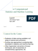 John Shawe-Taylor- Centre for Computational Statistics and Machine Learning