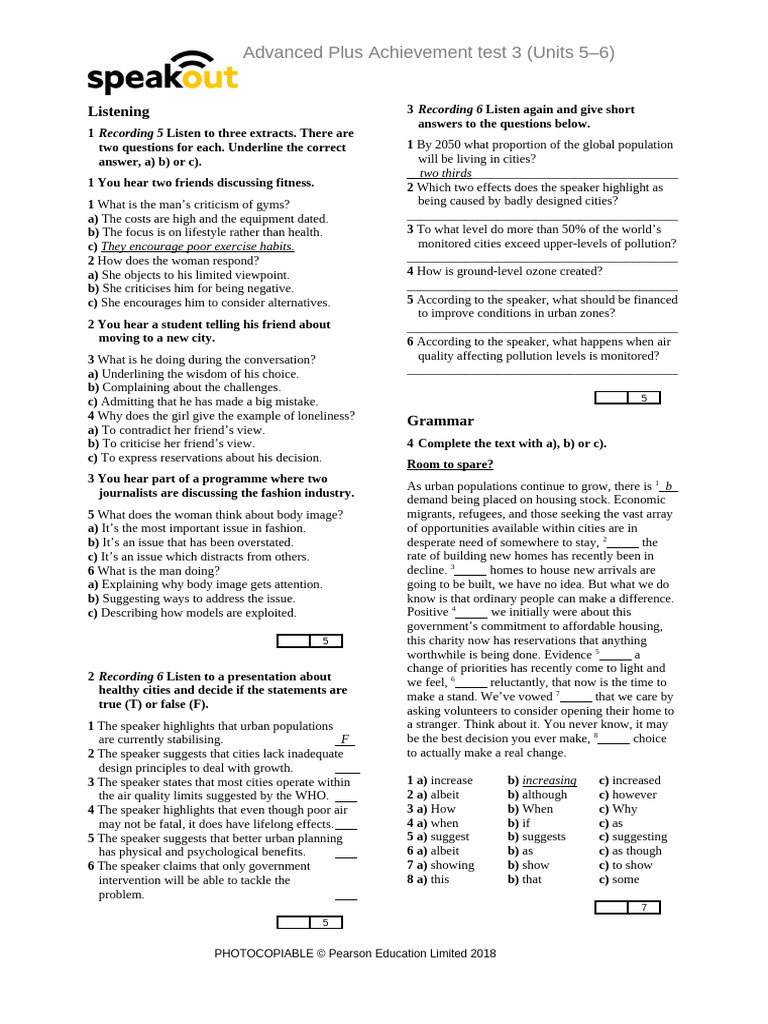 Achievement Test 3 2 | PDF
