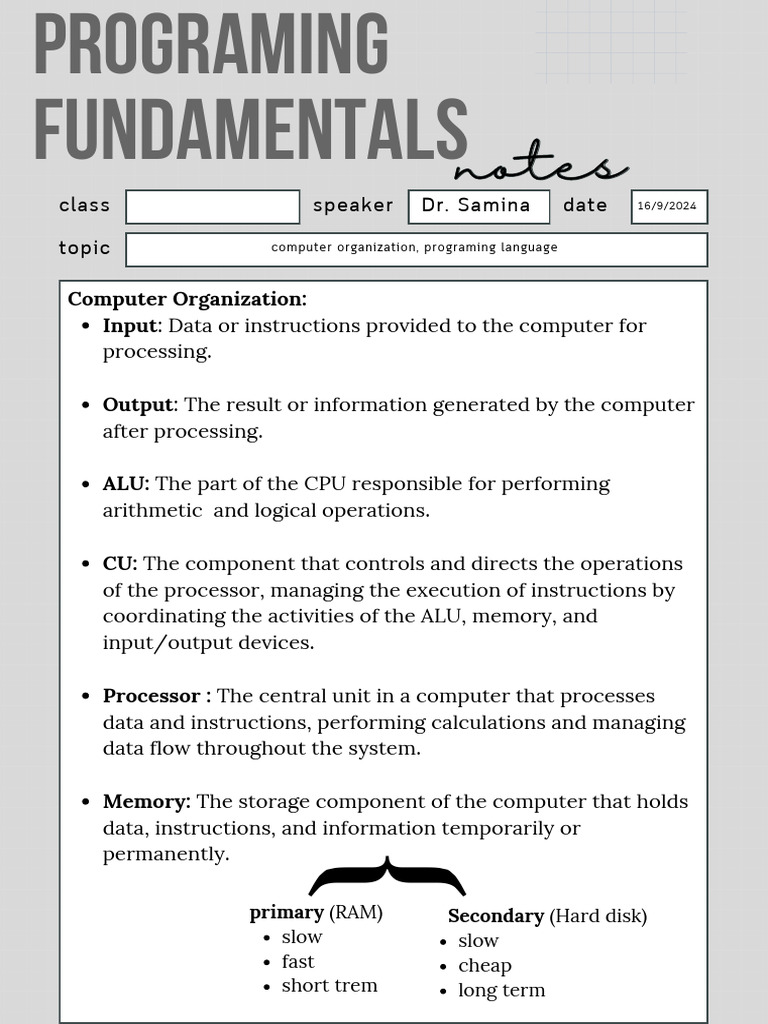 Programing Fundamentals 20240921 203543 0000 | PDF