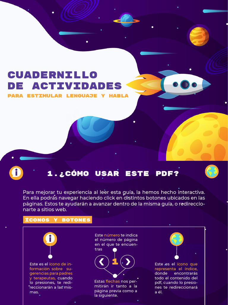 Cuadernillo de Actividades para Estimular Lenguaje y Habla | PDF