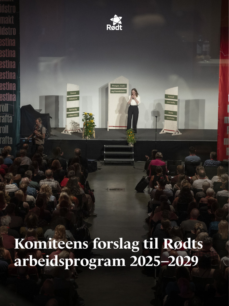 Rødt Arbeidsprogram Forslag | PDF
