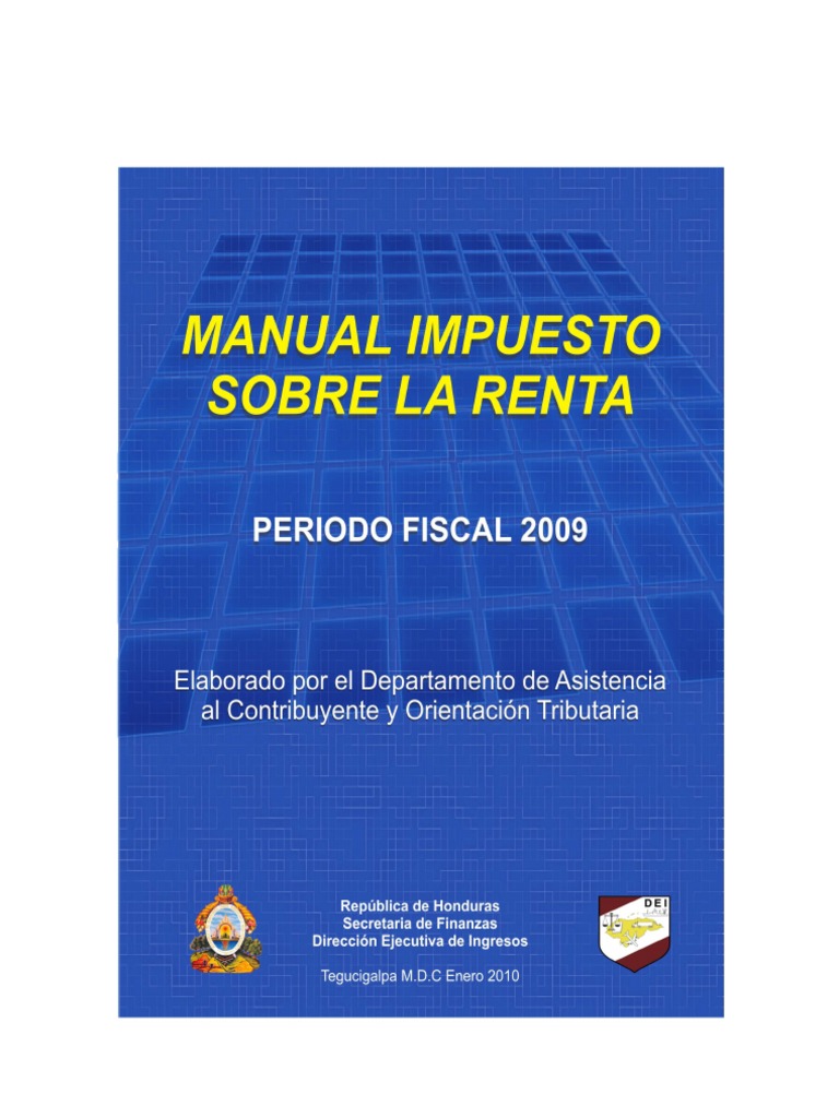 Manual de Impuesto Sobre la Renta 2009 | PDF | Impuesto sobre la renta ...