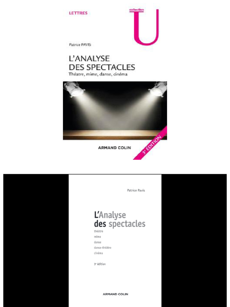 Lanalyse Des Spectacles. Théâtre, Mime, Danse, Cinéma | PDF