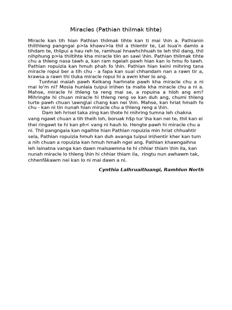 Miracles Word 300 | PDF