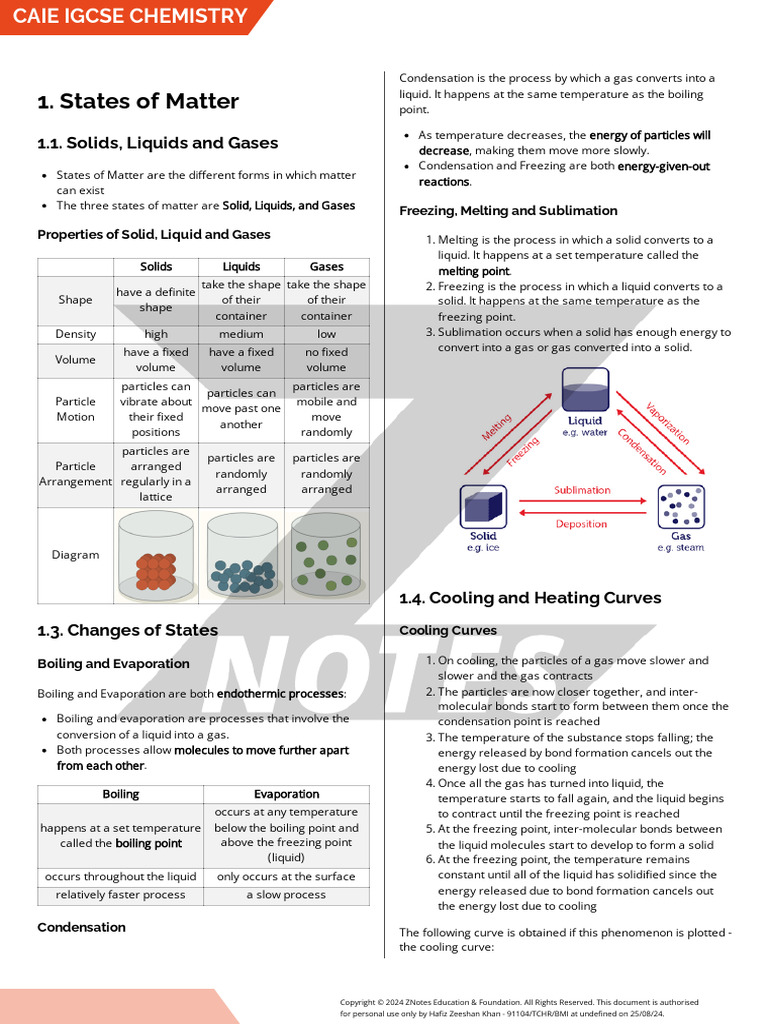 States Of Matter Pdf