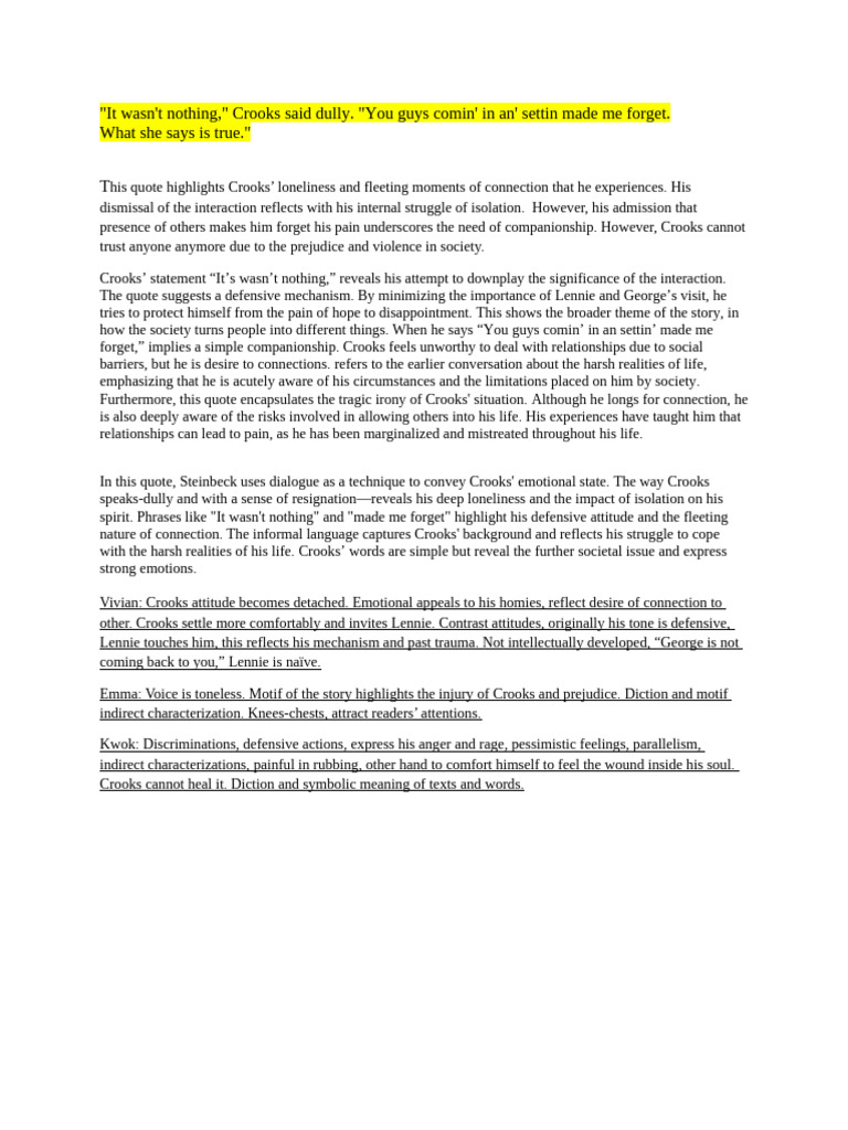 Crooks' Injury | PDF