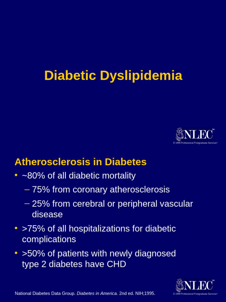 Diabetic dyslipidemia pdf