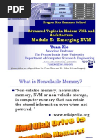 Module 5: Emerging NVM: Advanced Topics in Modern VISL and Architecture