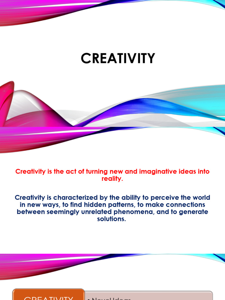 Creativity | PDF