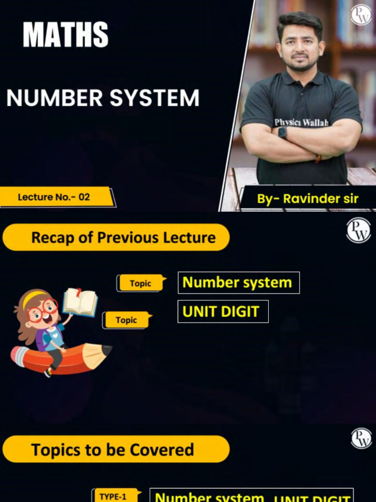 Number System 02 - Class Notes | PDF