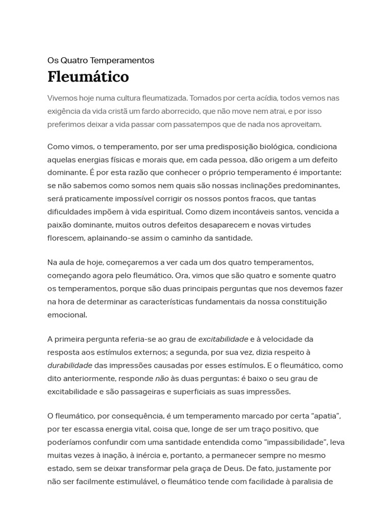 Fleumático | PDF