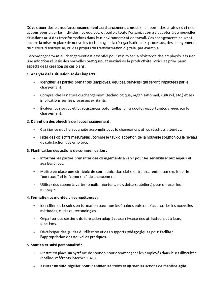 Change Management | PDF