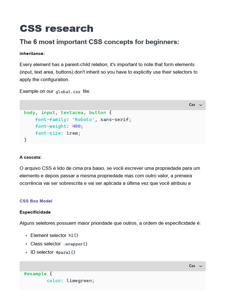 CSS research | PDF