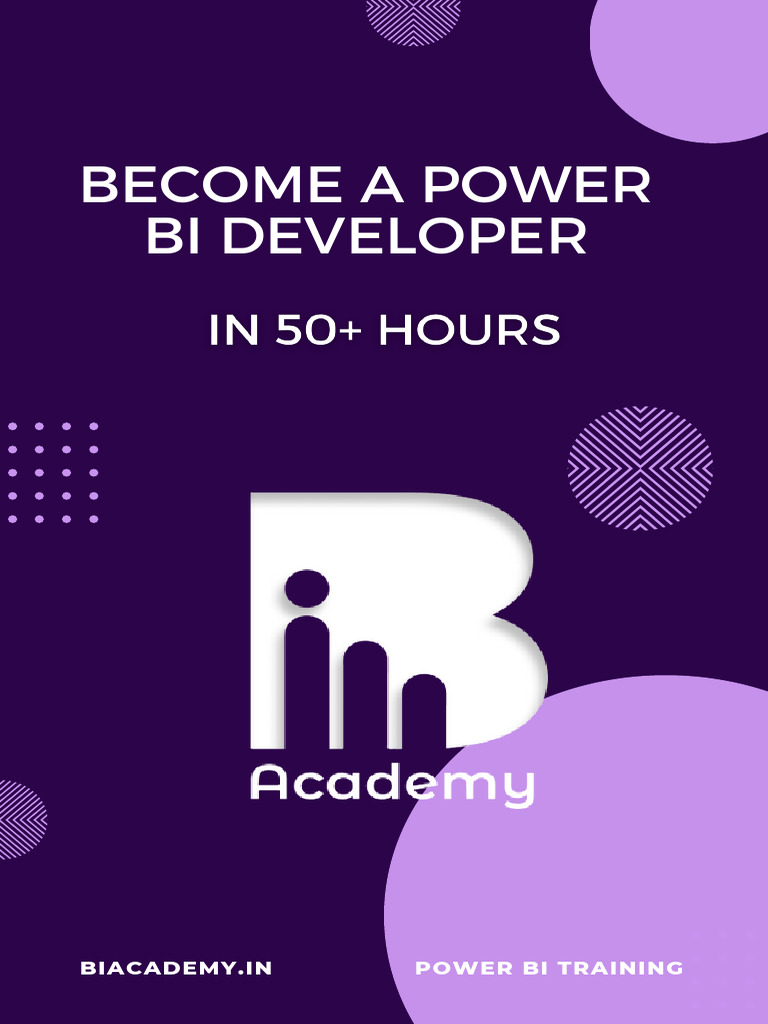 Power BI Curriculum | PDF