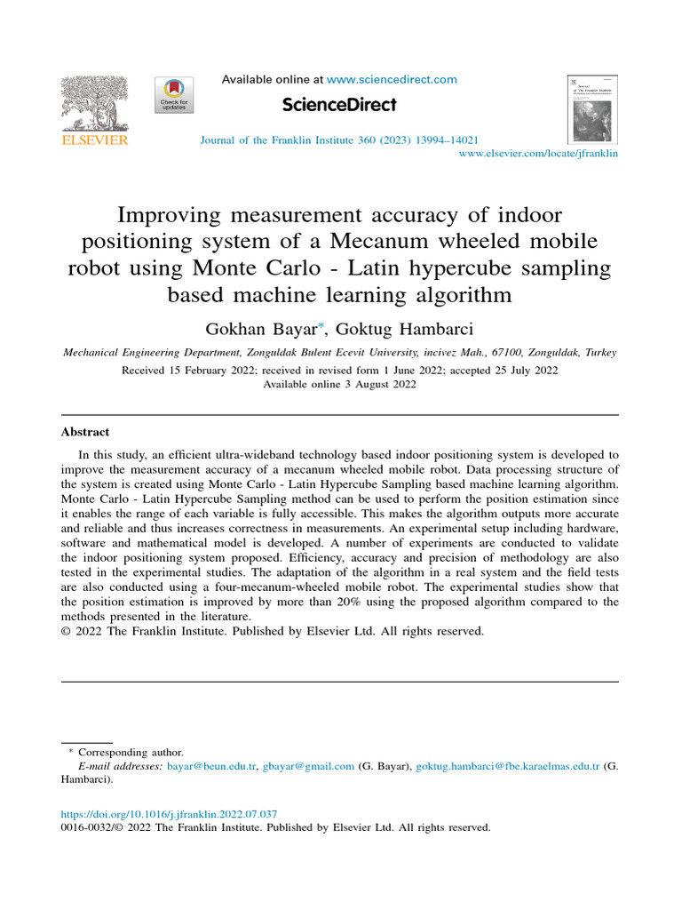 Improving Measurement Accuracy of Indoor Positioning System - 2023 ...