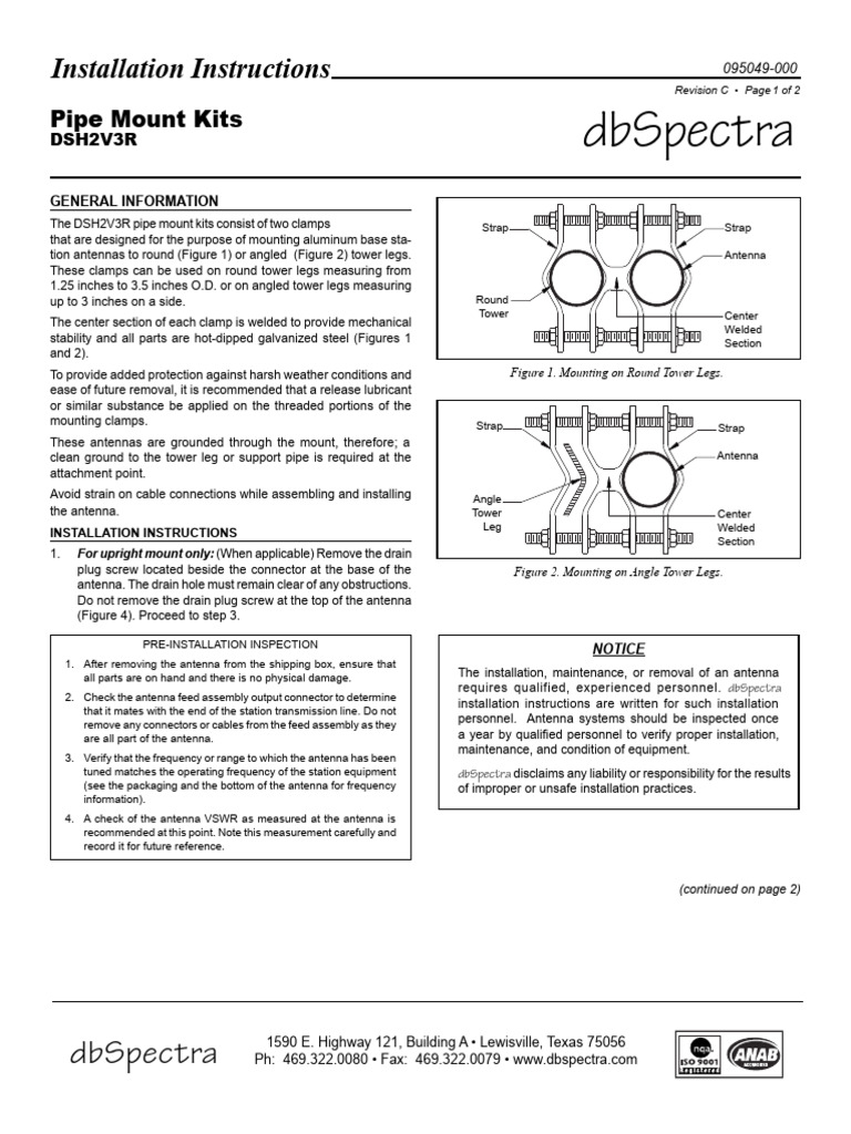 DSH2V3R Install | PDF