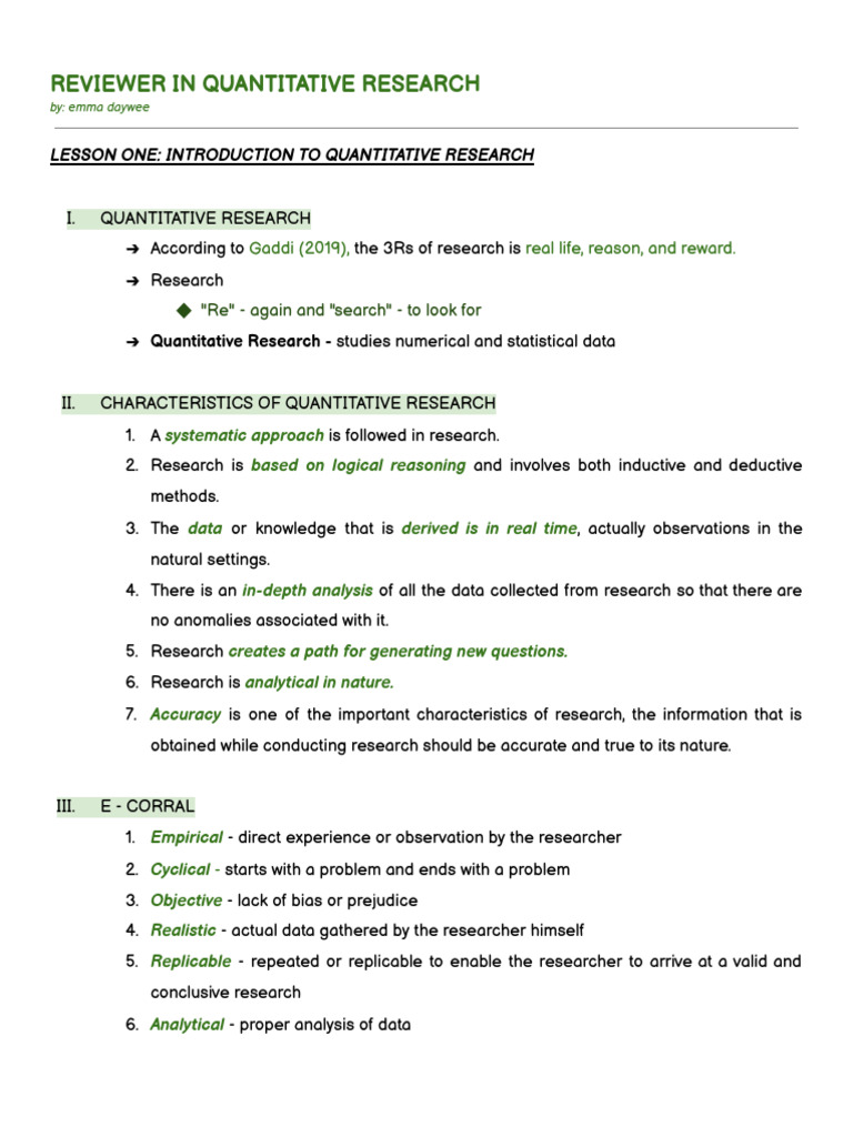 Reviewer - QN Research | PDF