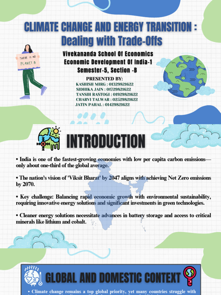 Climate Change And Energy Transition Dealing With Trade Offs Pdf