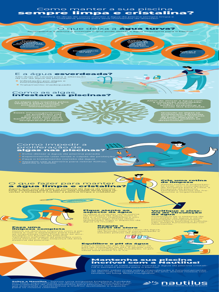 Dicas para Manter a Piscina Limpa | PDF | Piscina
