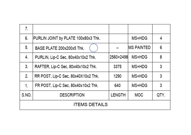 5x2 Table at 15 Degree Bom PDF PDF