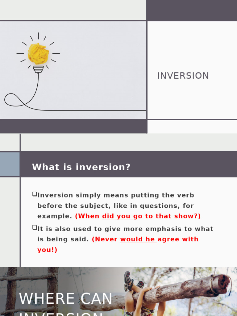 Inversion | PDF | Career & Growth | Self-Improvement