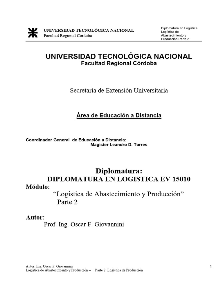 Logística de Producción: MRP y JIT | PDF | Lean Manufacturing | Logística
