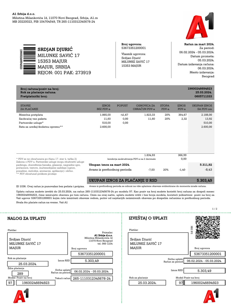 a1-racun-4 | PDF