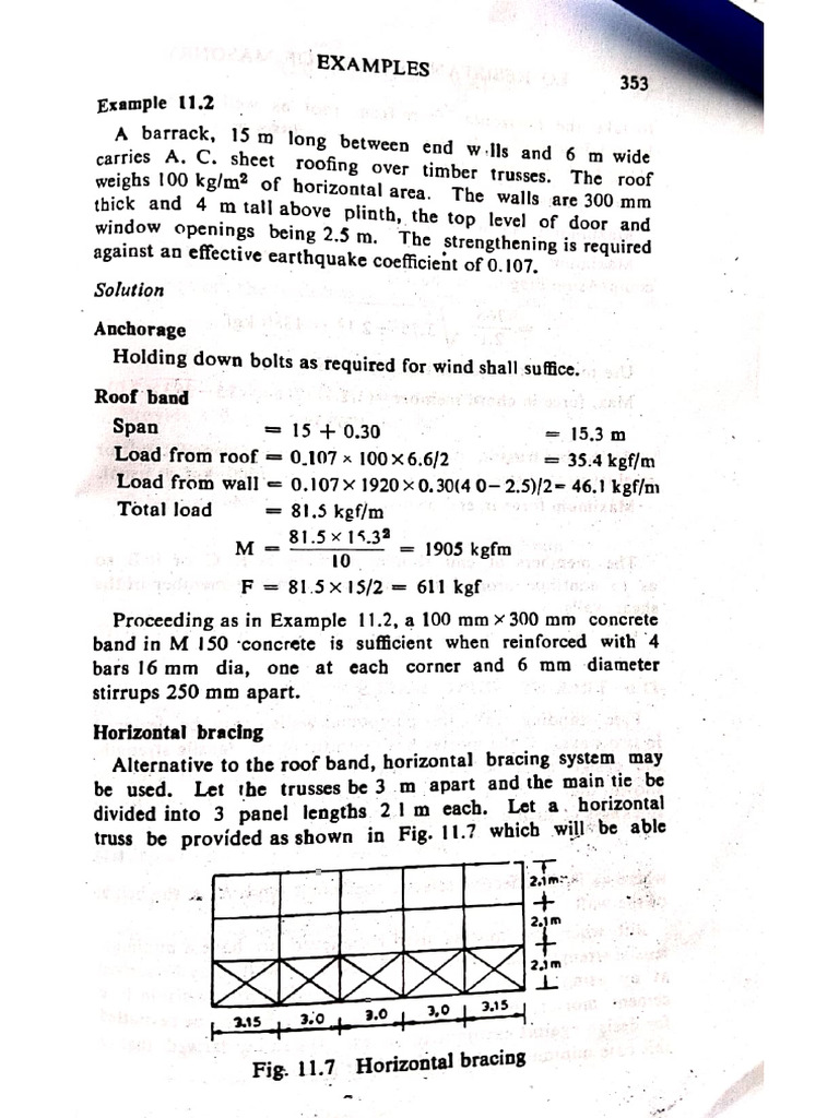 EQ Resistant Elements and Wall Design | PDF