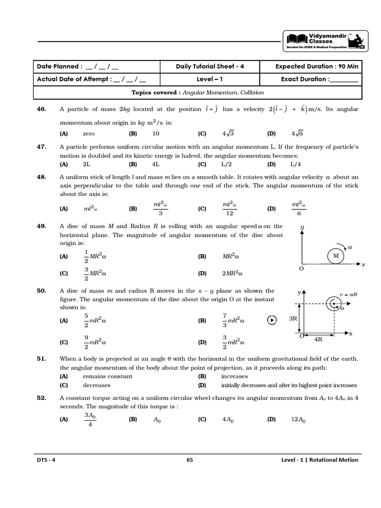 Rotation DTS 4 | PDF