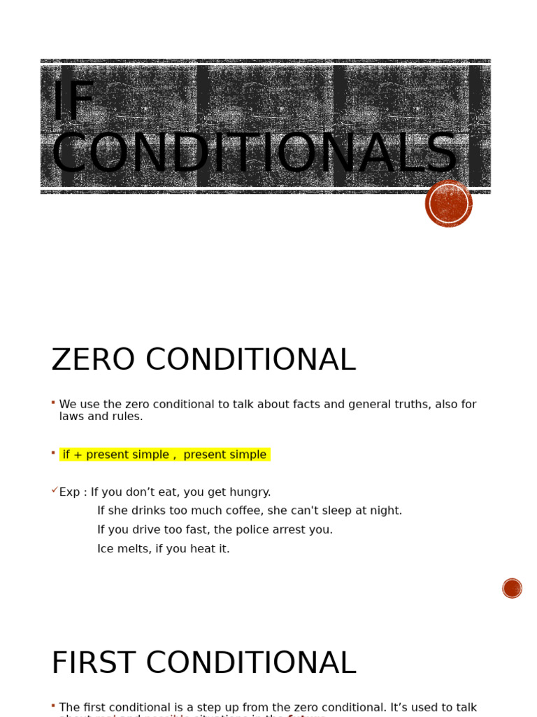If Conditionals | PDF