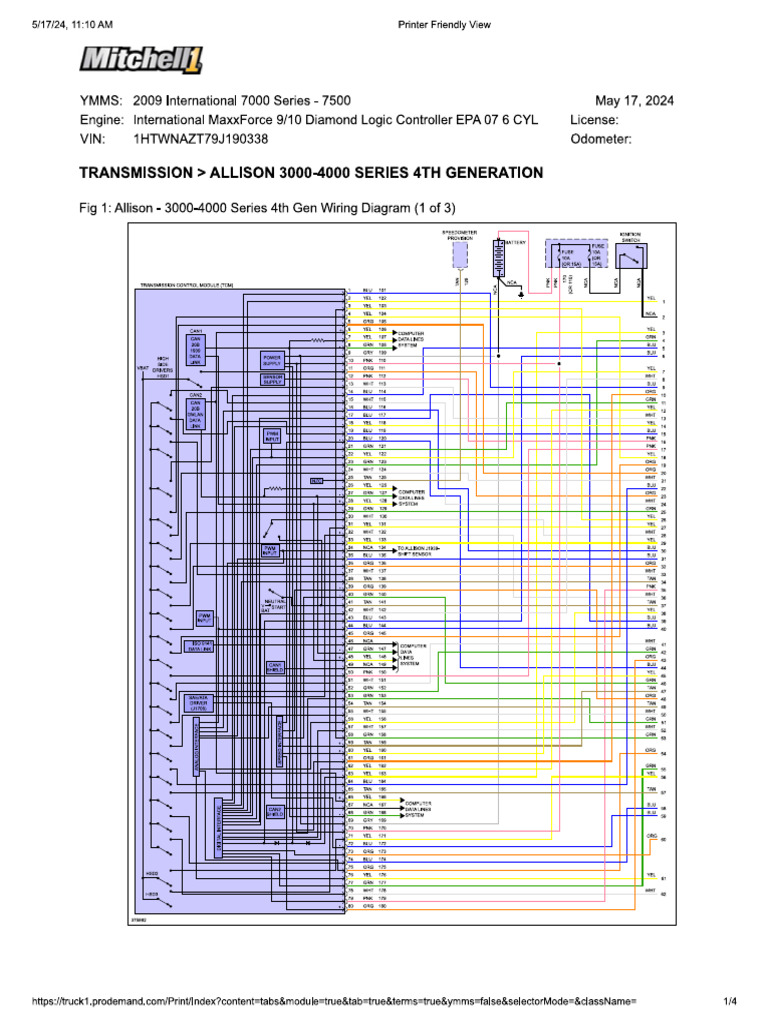 MaxxForce Transmission Wiring Diagram | PDF