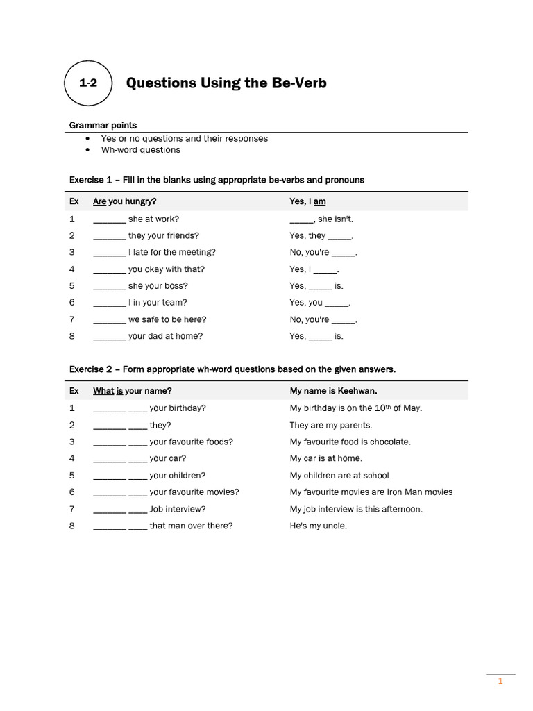 Worksheet+1 2 Populated | PDF
