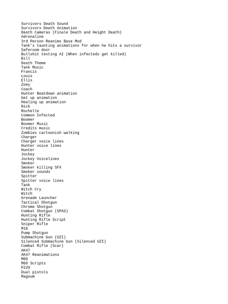 Survivors death sound pdf