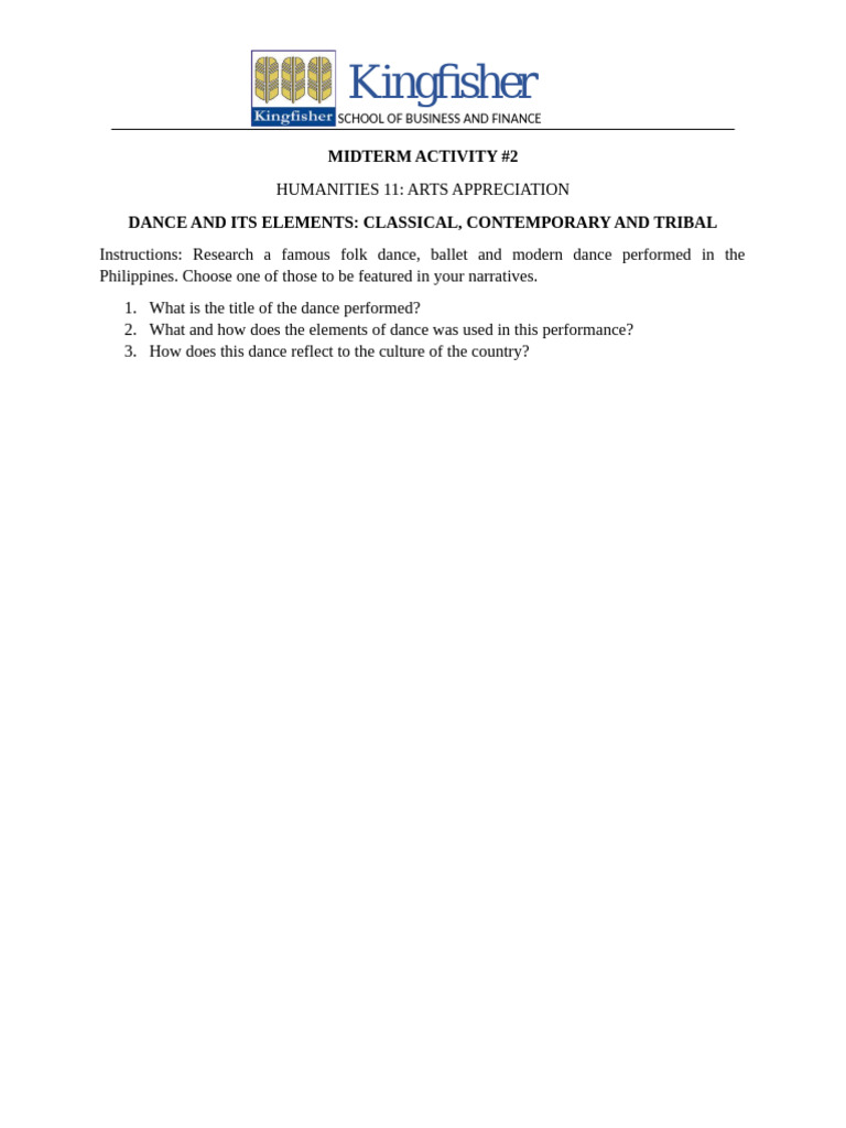 Midterm Activity 2 | PDF