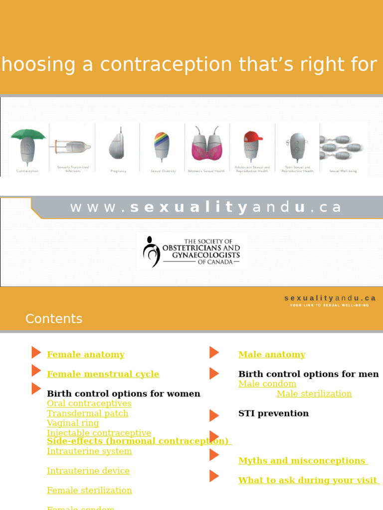 Birth Control Methods | PDF