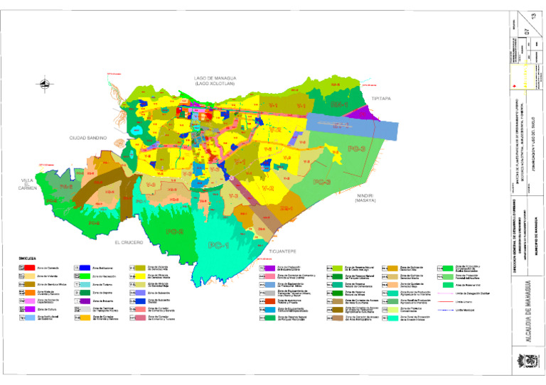 Plano Sintesis 07 - Zonificación y Uso Del Suelo-Model | PDF