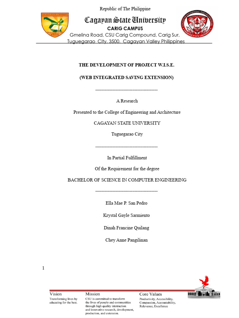 Project WISE-MOR | PDF