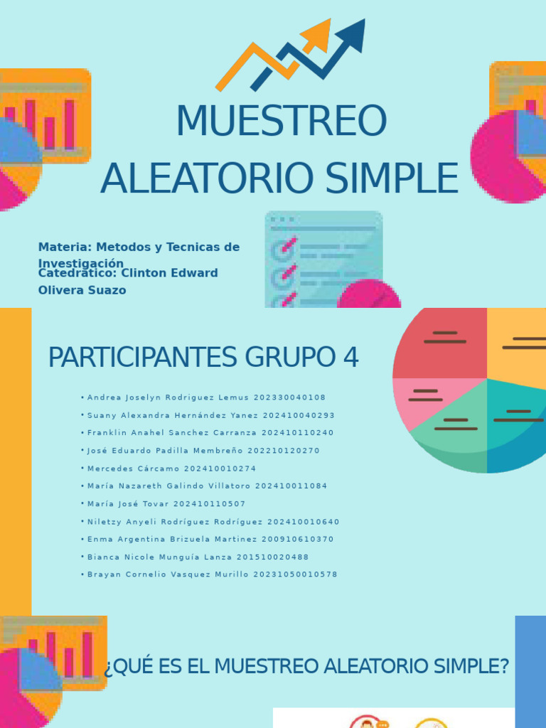 Muestreo aleatorio simple pdf