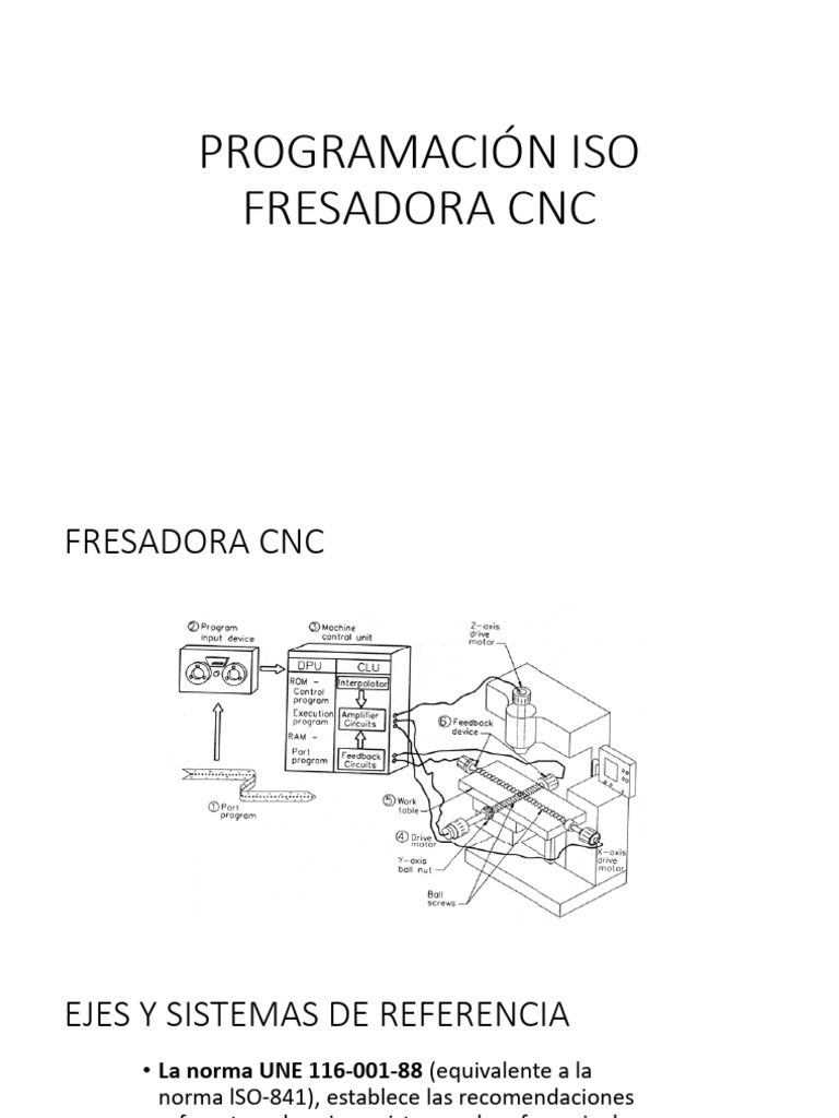 Programacion Iso Fresadora CNC | PDF