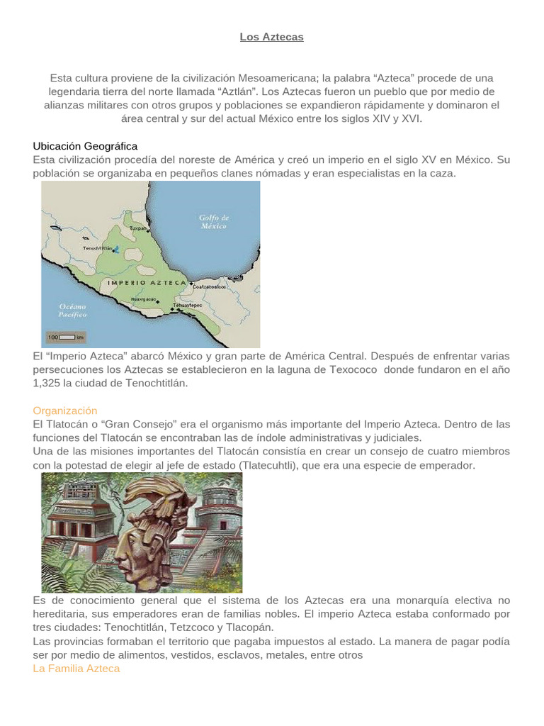Los Aztecas Pdf