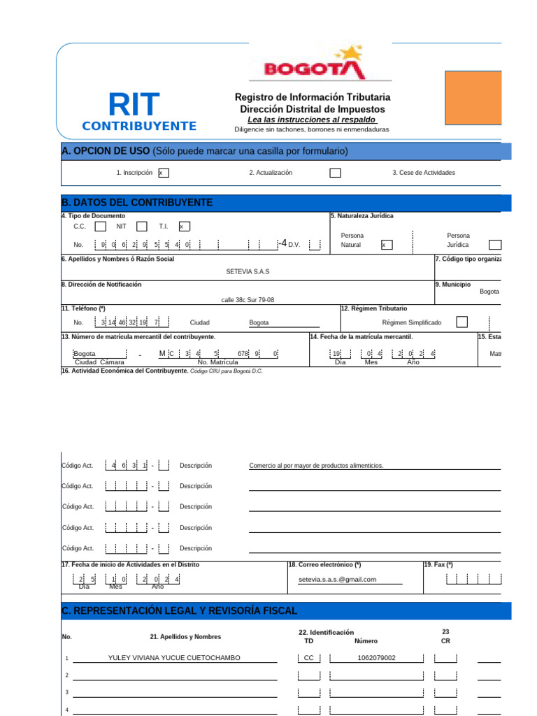 Formato RIT | PDF