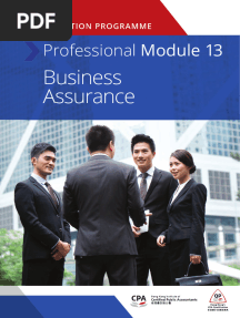 HKICPA Learning Pack Module 13 Auditing