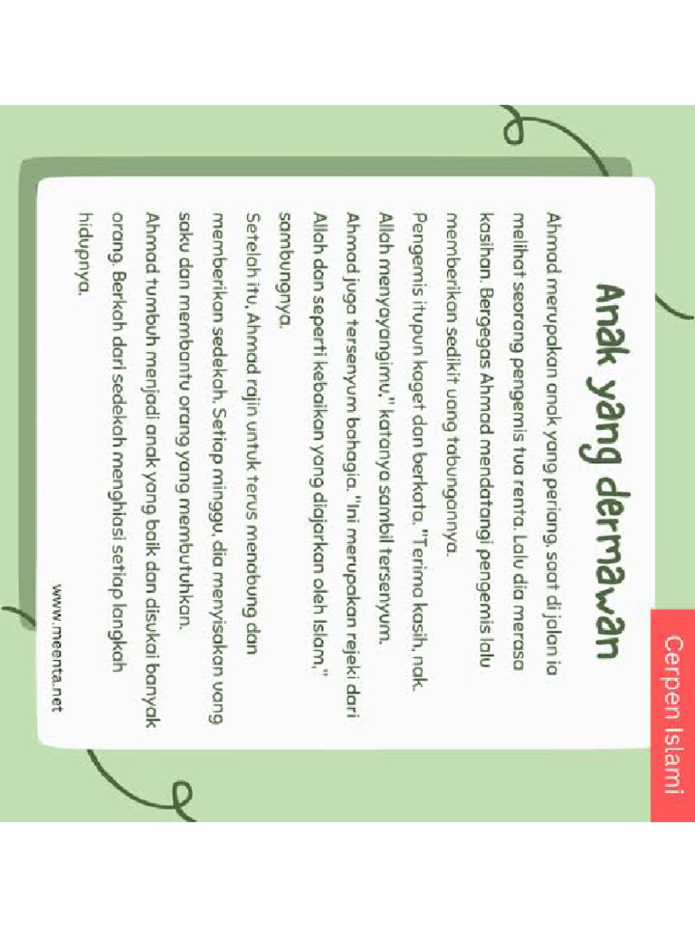 Anak Yang Dermawan | PDF