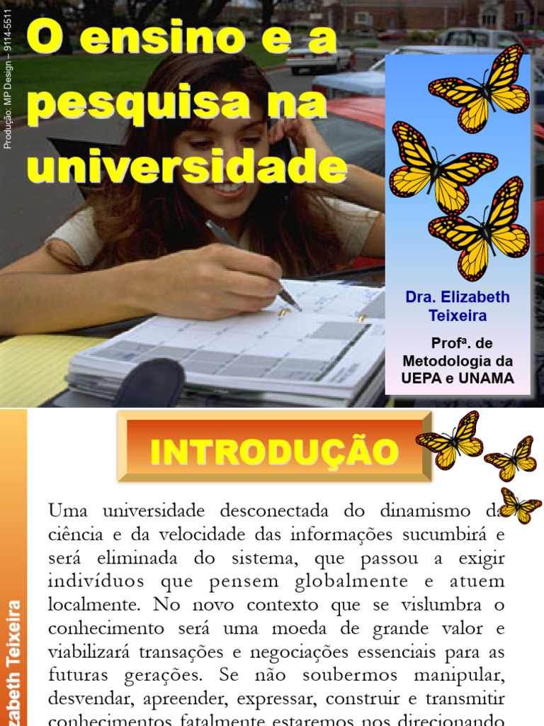 O Ensino e A Pesquisa Na Universidade | PDF