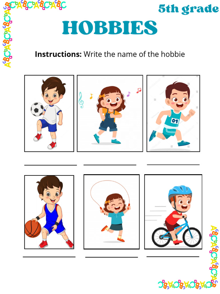 Hoobies Worksheet | PDF
