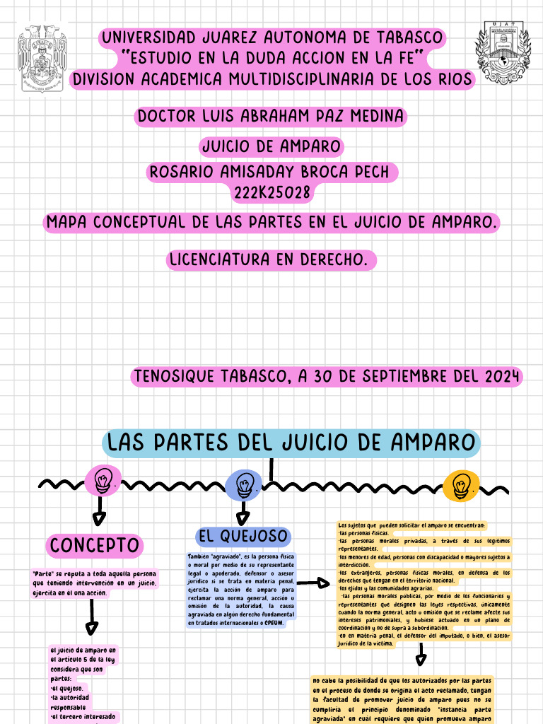 Partes y Sujetos en Juicio de Amparo | PDF | Ley procesal | Derecho