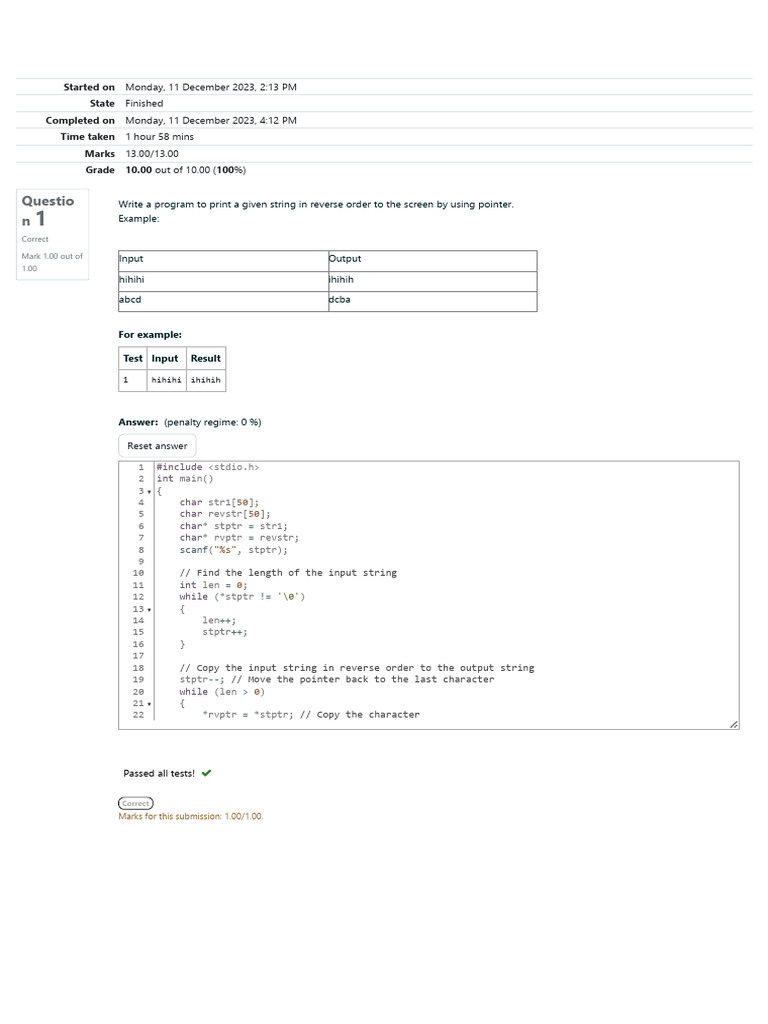 Lab 04 - Attempt Review | PDF