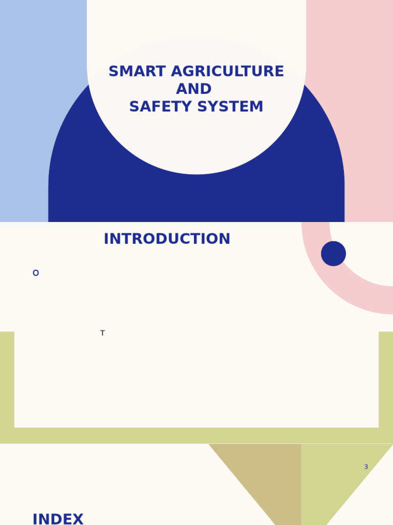 Smart Agriculture Safety Systems Guide | PDF | Wind Power | Agriculture
