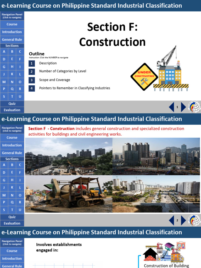 Section F - 2019 Updates To 2009 PSIC | PDF